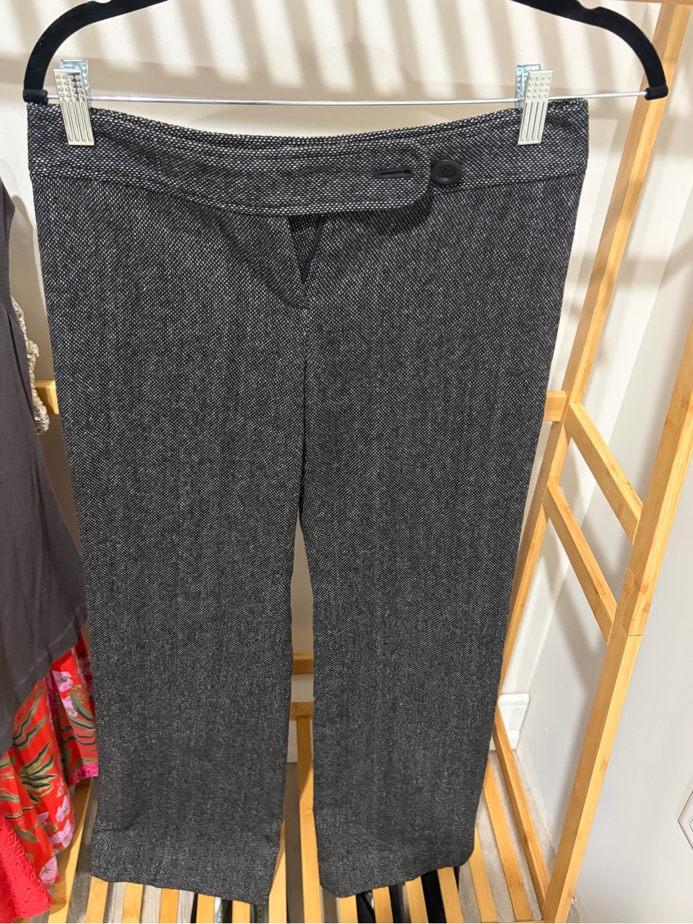 Ann Taylor Loft Womenโs Gray Dress Pants
